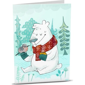 Image 1 of iGreet Картичка iGreet - Мечешка зима (D001)