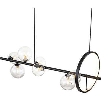 POLARIS Висящ полилей с LED ринг и 7 стъклени сфери Carina Line 7 (90 см) | 177, 59€ (347, 33 лв) (424)