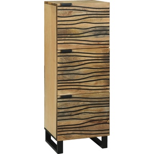 vidaXL Шкафче Кафяво 40 x 33 x 110 см мангово дърво масив (4017965)