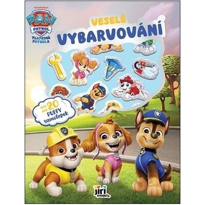 Veselé vybarvování se super samolepkami Tlapková patrola