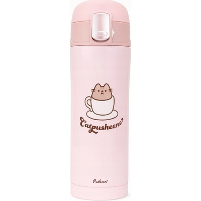 Pusheen termohrnek MPM 350 ml pastelově růžová