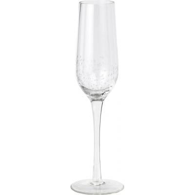 Broste Sklenice na sekt BUBBLE průhledná 200 ml