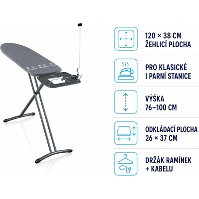 Leifheit Air Board Express M Black 72489 – Sleviste.cz