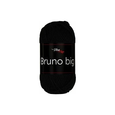 Vlna-hep Příze Bruno big 401 černá