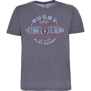 Italian rugby style Тениска irs 25025a-15 (25025a-15-grapht)