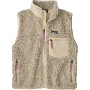 Patagonia Дамски поларен елек Patagonia Women's Classic Retro-X Vest Fleece vest - Natural w/Light Violet - размер XL (132-1447-0515)