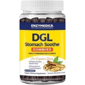 Image 1 of Enzymedica DGL Stomach Soothe Gummies [74 желирани бонбони] Шоколад