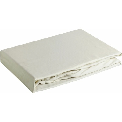 Eurofirany makosatén prestieradlo Nova béžové 100X200x25