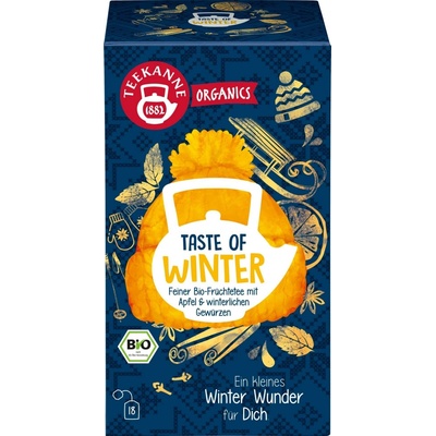 TEEKANNE Organic Taste of Winter 18 sáčků