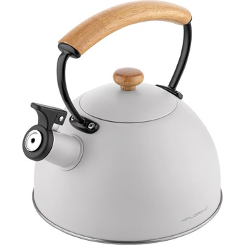 Florina неръждаема стомана чайник 1, 8 л New Natura Line сив (FLORINA-CZ-071-42)