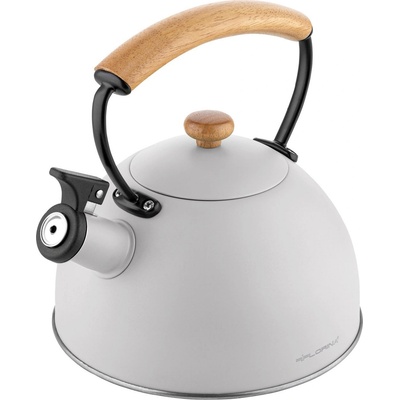 Florina неръждаема стомана чайник 1, 8 л New Natura Line сив (FLORINA-CZ-071-42)