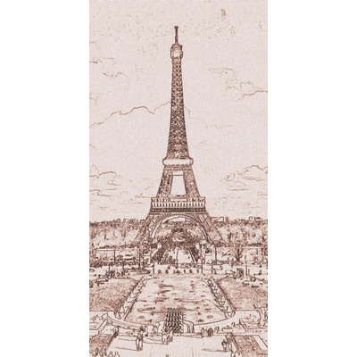 Dimex S-302 Fototapeta Paris Paint Brown 110 x 220 cm
