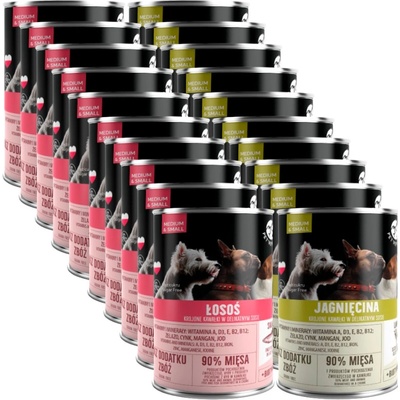 PetRepublic Adult kousky v omáčce s lososem 20 x 400 g
