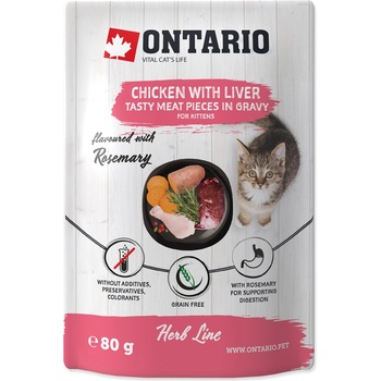 Ontario kuracie mäso s pečeňou 80 g