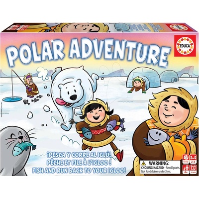 Polar Adventure Educa Chyť rybu a utekaj do iglu! EN
