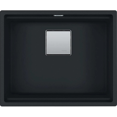 Franke Гранитна мивка под плот Mythos, 560х460, цвят черен мат (125.0630.924)