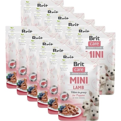 Brit Care Mini jehněčí filety v omáčce pro štěňata 12 x 85 g