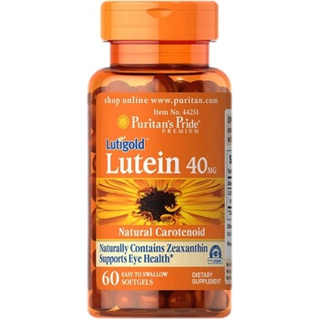 Image 1 of Puritan's Pride Lutein 40 mg with Zeaxanthin [60 Гел капсули]