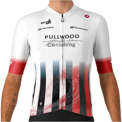 Castelli Мъжка фланелка с къс ръкав за колоездене Castelli Espresso Jersey Cycling jersey - Joe / Sponsor - размер M (056-3836-0612)