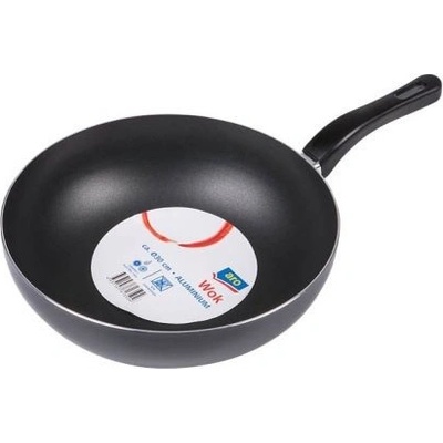Aro Pánev wok hliníková černá 30 cm