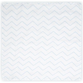 Lorelli Памучна пелена Lorelli - Син зиг заг, 80 х 80 cm (10340091905)