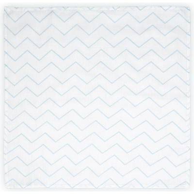 Lorelli Памучна пелена Lorelli - Син зиг заг, 80 х 80 cm (10340091905)