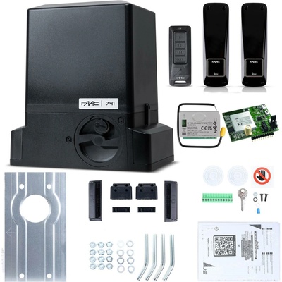 Sada Delta 3 SMART GSM - FAAC 741 (Wi-Fi+LTE+BLE) pre 900kg posuvné brány