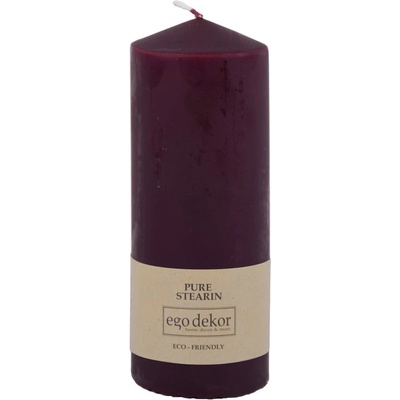Ego dekor Виненочервена свещ Връх, време на горене 50 ч. Eco - Eco candles by Ego dekor (ZBC-3771034)