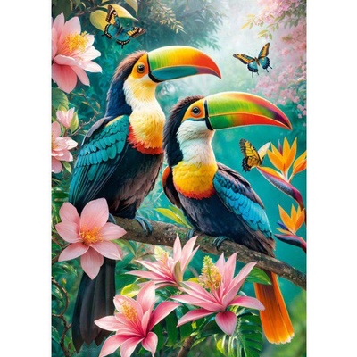 Cherry Pazzi - Puzzle Toucan's Paradise - 1 000 piese