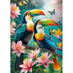 Cherry Pazzi - Puzzle Toucan's Paradise - 1 000 piese