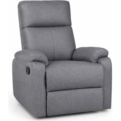 LuxuryForm DESIGN Televízne kreslo CARLOS s polohovaním sivé