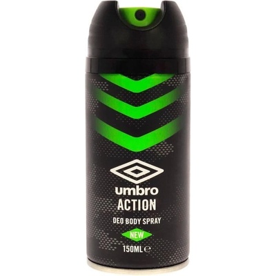 Umbro Дезодориращ спрей за тяло Umbro Action 150мл (58729922929)