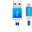 USB káble Adata AMUCAL-100CMK-CBL microUSB, 1m, modrý