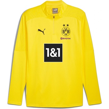 PUMA Тениска с дълъг ръкав Puma BVB Training 1/4 Zip Top with Sponsor 946269-01 Размер XL