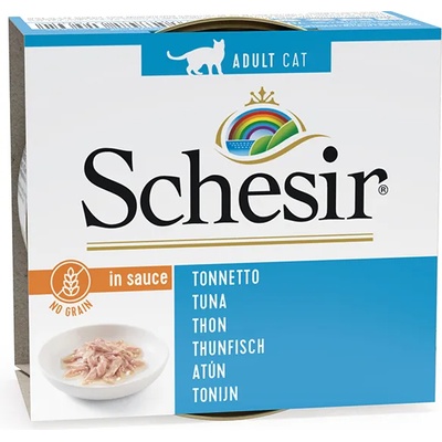 Schesir 24x70г риба тон Schesir Natural сос за котки
