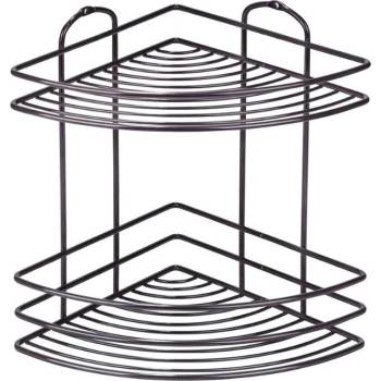 TEKNO TEL ПОСТАВКА ЗА БАНЯ tekno tel bk-022b 2 нива/ъгъл черно (7777150044)