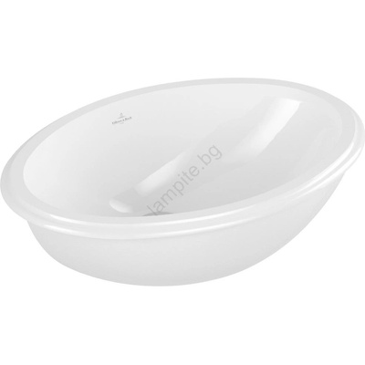Villeroy & Boch 61470001 - Вграден умивалник EVANA 50x35 см керамика/бял (VB0011)
