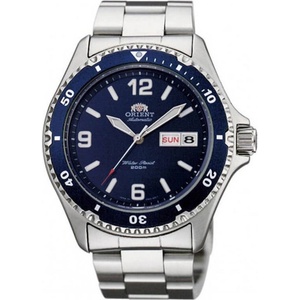 Orient FAA02002D Мъжки часовник - Спортен, Автоматичен, 20 ATM, Тъмносин циферблат, Стомана, Sports Часовници