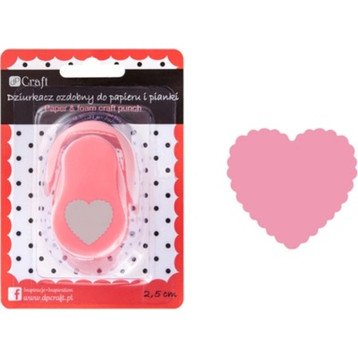 Dekorativní děrovačka DP Craft 2,5 cm - srdce