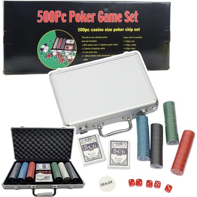 RKToys Pokerový set 500 ks v hliníkovém kufříku