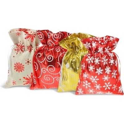 MFP 5800724 sáček textil vánoční 18x23cm mix