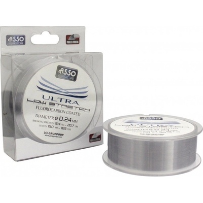 Asso Ultra Low Stretch clear 150 m 0,12 mm 2,62 kg – Zbozi.Blesk.cz