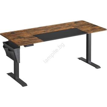 Euziel Регулируемо по височина писмено бюро solea-x, кафяво/черно (ez0036)