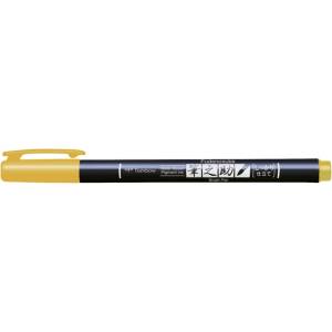 Tombow Marker Fudenosuke твърд жълт (WS-BH03)