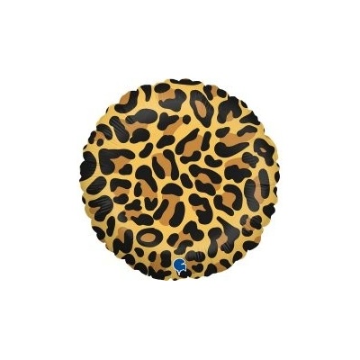 GRABO fóliový balónek Motiv leopard kruh 18" 46cm nafukovací