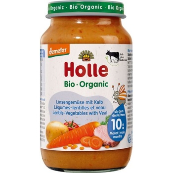 Holle пюре зеленчуци с телешко месо 220г