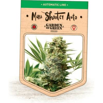 Garden Of Green Seedbank Mass Shooter AUTO semena neobsahují THC 3 ks