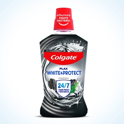 Colgate Plax White+Charcoal 500 ml – Zboží Mobilmania