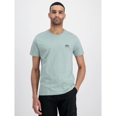 Alpha Industries tričko Basic T Small Logo dusty green