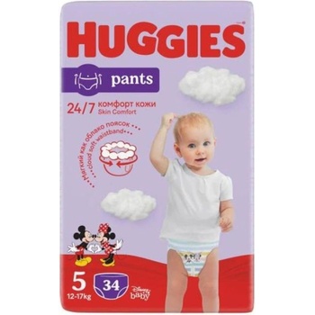 Image 1 of Huggies Пелени гащи Huggies Little Movers - Размер 5, 12-17 kg, 34 броя (5029053564432)